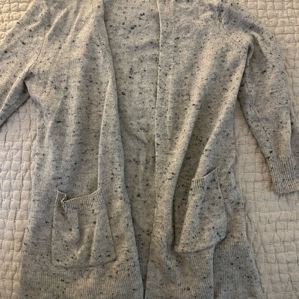Madewell Gray Cardigan Sweater